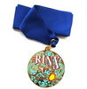 3D Design Customized American Crafts Award Blank Sport Taekwondo Medal with Medal Ribbon