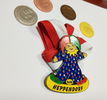 Germany medals supplier , largest germany carnival medal ,  debossed painted gold plated colorful carnival medals with