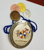 Factory direct sale custom metal diamond shaped gold plated carnival medals with sandblastinggermany carnival medal ,