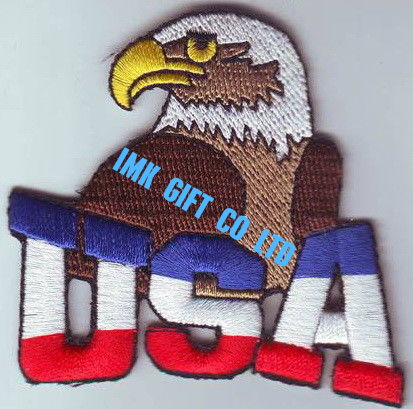 American-flag-Eagle-Head-Bird-Patch-Iron-Embroidered-Applique-Sew-Badge-DIY  American-flag-Eagle-Head-Bird-Patch-Iron