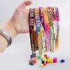 RFID Polyester Woven Wristband for Evening/Party/Festival and Gift ,wristband closoure