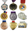Swimming Medal Round Donuts Shape Medal Antique Cooper Medal with Hollow out Through Ribbon for Government