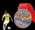 Customfootball  medal and medallion ,   wholesales in sport medal unique medals  for souvenir event  ,Soft enamel medals